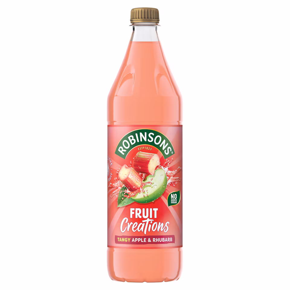 Robinsons Fruit Creations Apple & Rhubarb Squash 1L