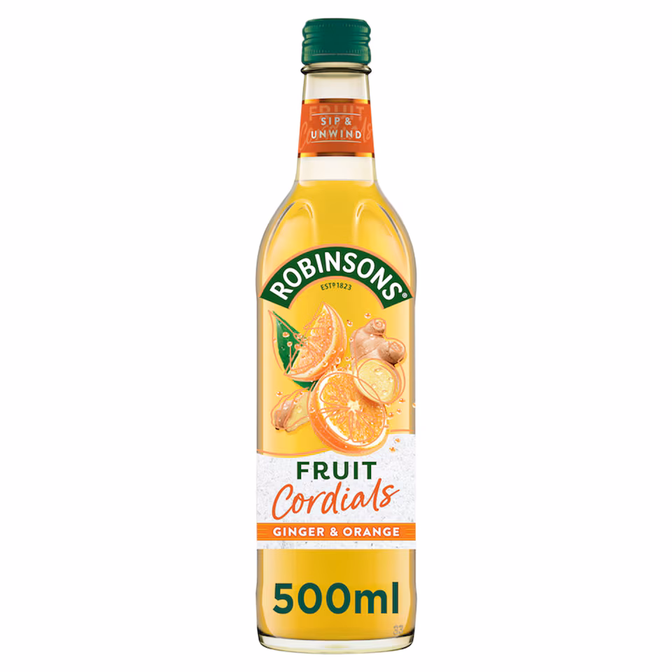 Robinsons Fruit Cordials - Ginger & Orange 500ml