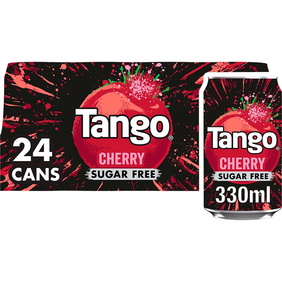 Tango Sugar Free Soft Drink - Cherry 24 x 330ml