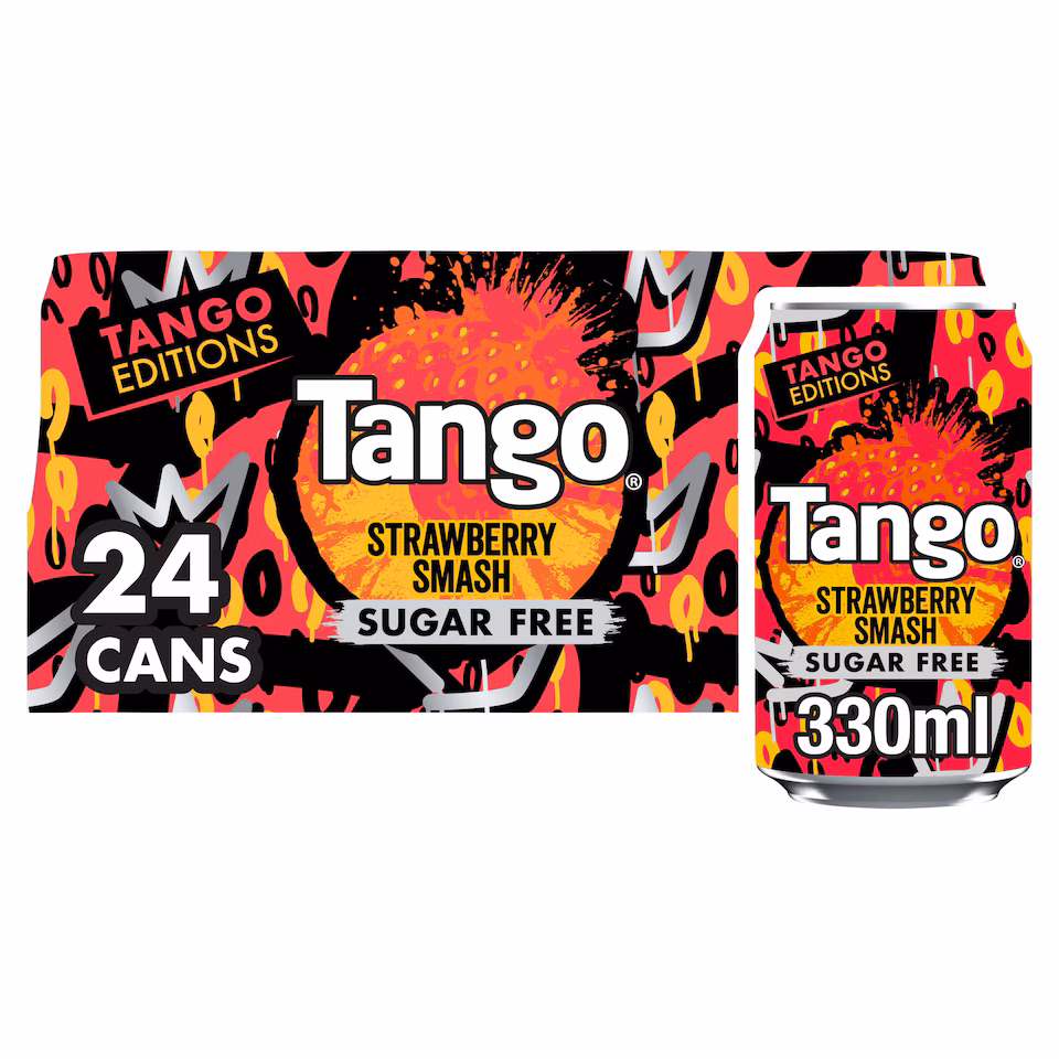 Tango Strawberry Smash Sugar Free 24 x 330ml