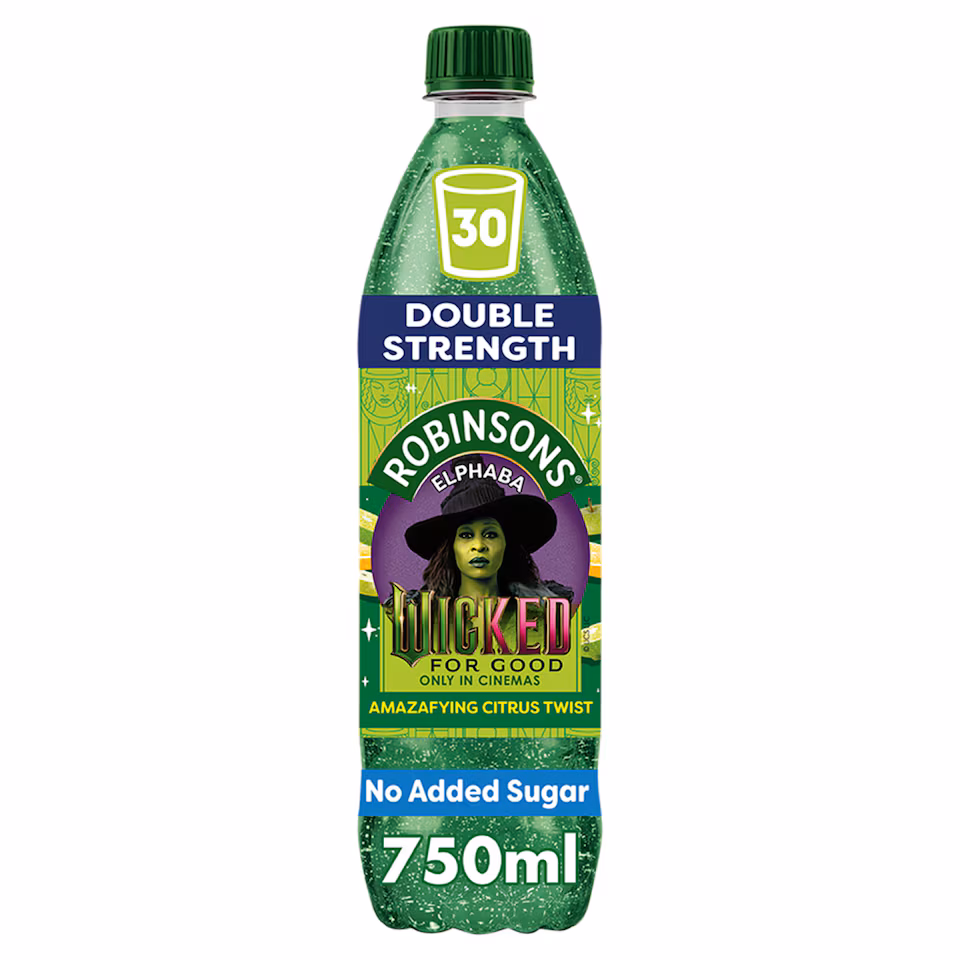 Robinsons Double Strength Elphaba No Added Sugar Squash 750ml