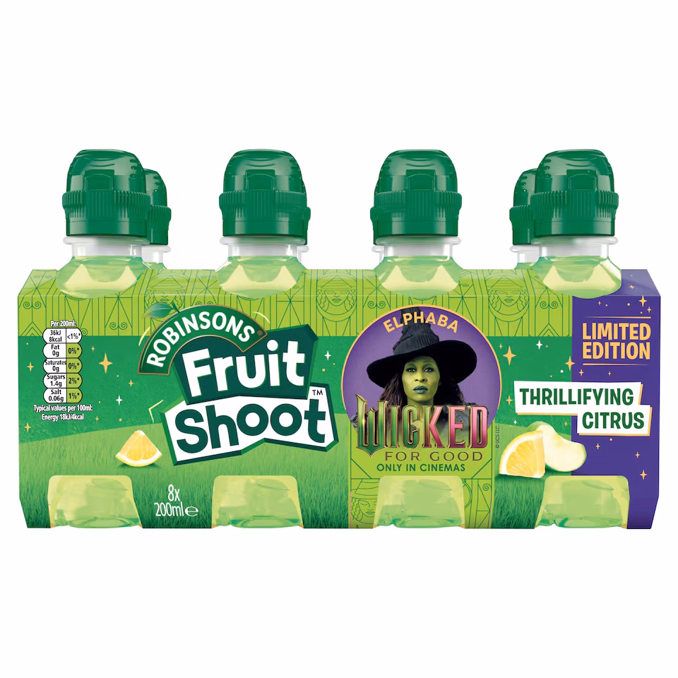 Fruit Shoot Robinsons Elphaba Drink 8x200ml