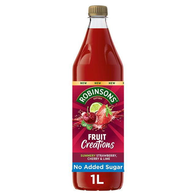 Robinsons 1L Fruit Creations Summery Strawberry, Cherry & Lime Squash