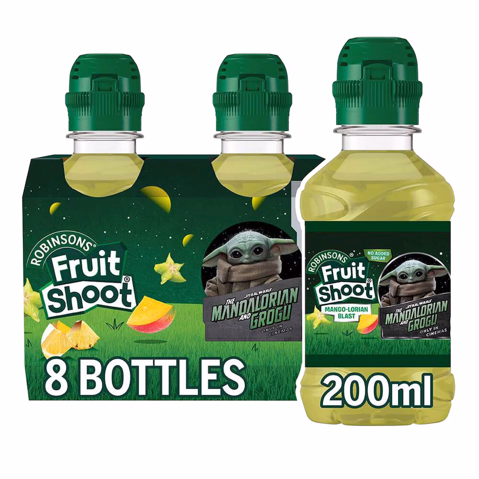 FRUIT SHOOT Limited Edition Mandalorian and Grogu Drink 8x200ml