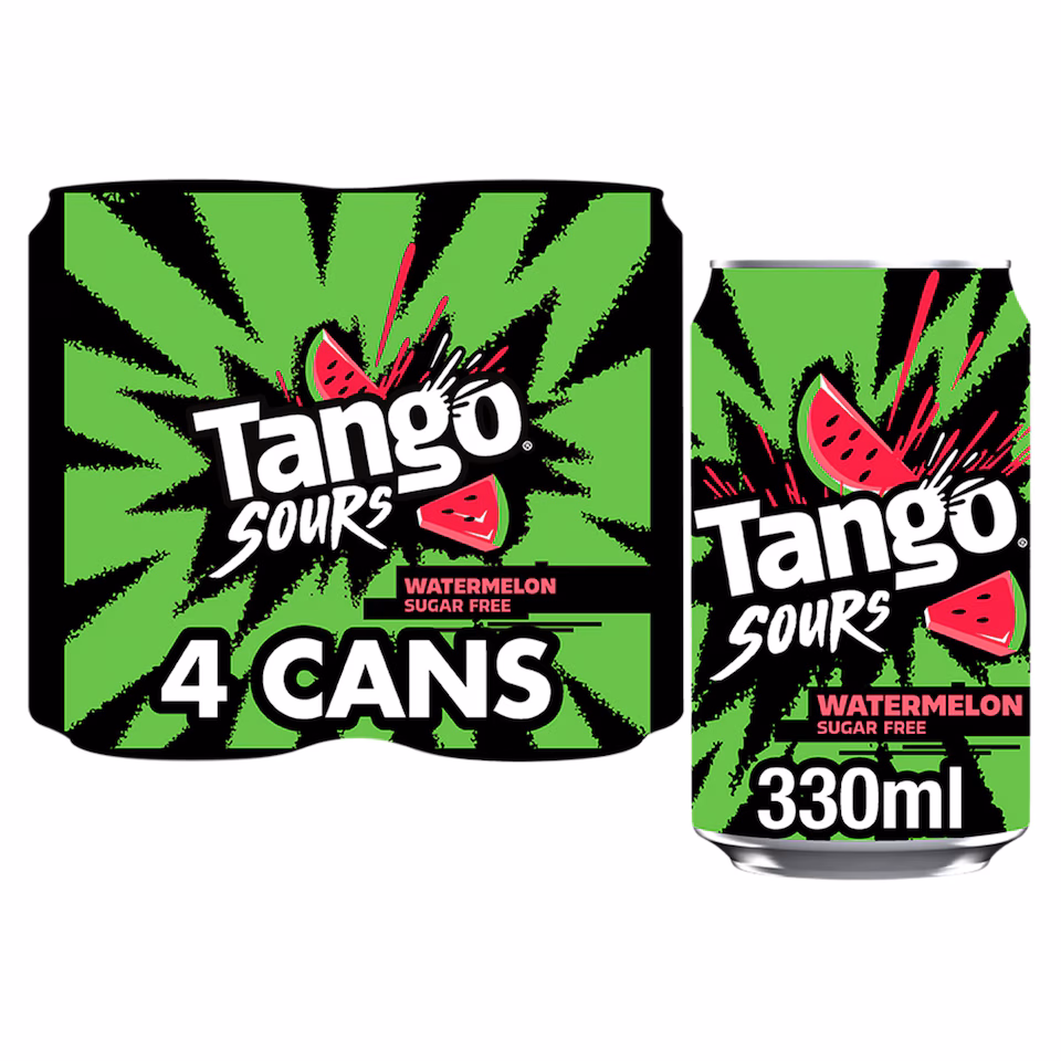 TANGO Sours Watermelon Sugar Free 4x330ml