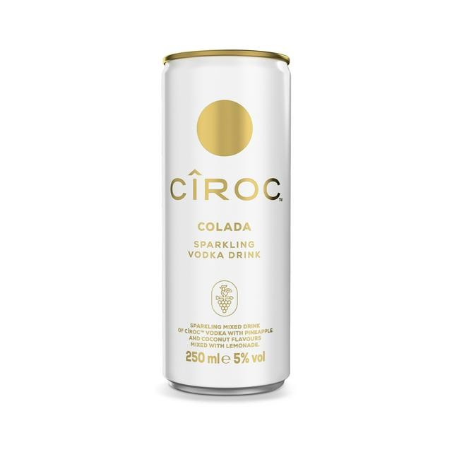 Ciroc Colada Ready to Drink 5% Vol 250ml