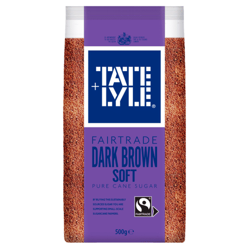 Tate & Lyle Fairtrade Dark Brown Soft Pure Cane Sugar 500g
