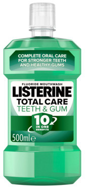 Listerine® Total Care Teeth & Gum Munnskyll, 500 ml