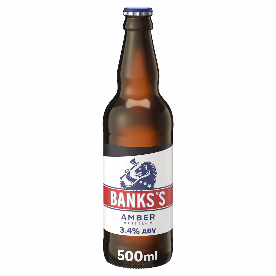 Banks's Amber Ale Beer Bottle 500ml