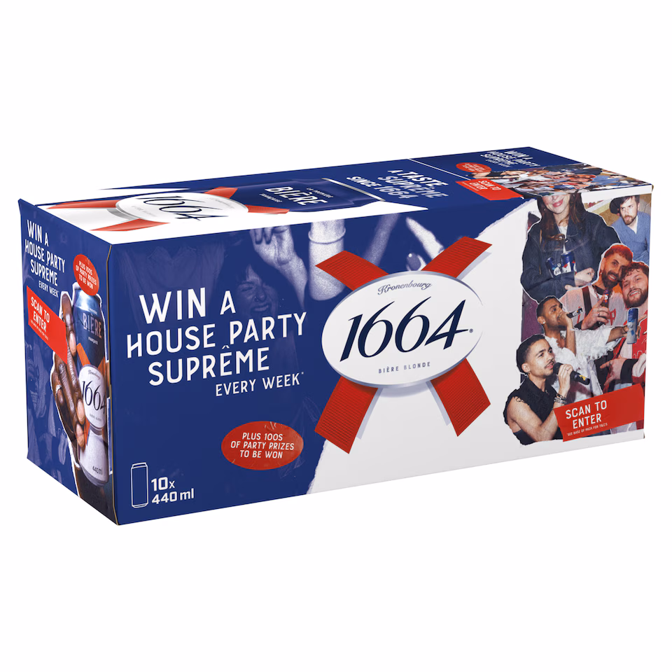 Kronenbourg 1664 Lager Beer 10 x 440ml