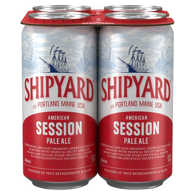 Shipyard American Session Pale Ale Can 4x440ml