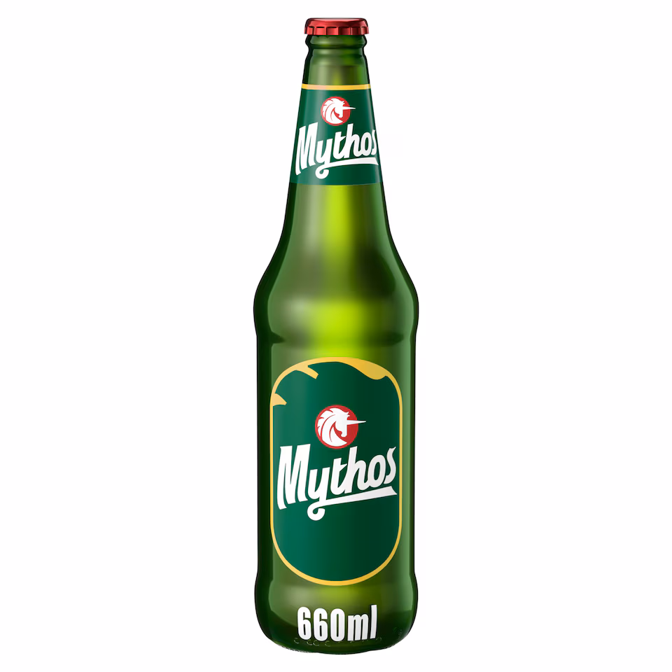 Mythos Premium Greek Lager Beer Bottle 660ml