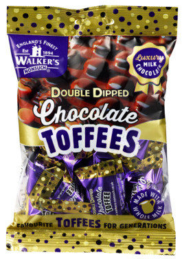 Walkers Double Dipped Chocolate Toffee 135g