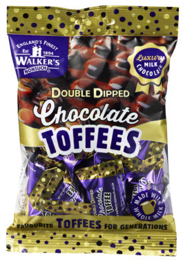 Walkers Double Dipped Chocolate Toffee 135g