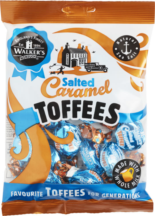 Walkers Toffees Salted Caramel 119g