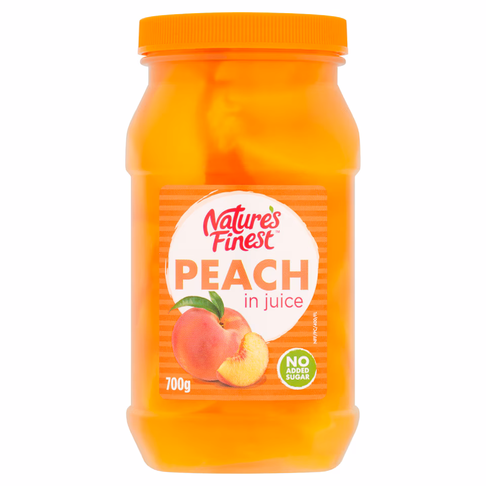 Nature's Finest Peach In Juice 700G