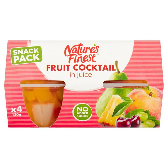 Nature's Finest Fruit Cocktail In Juice 4x120g