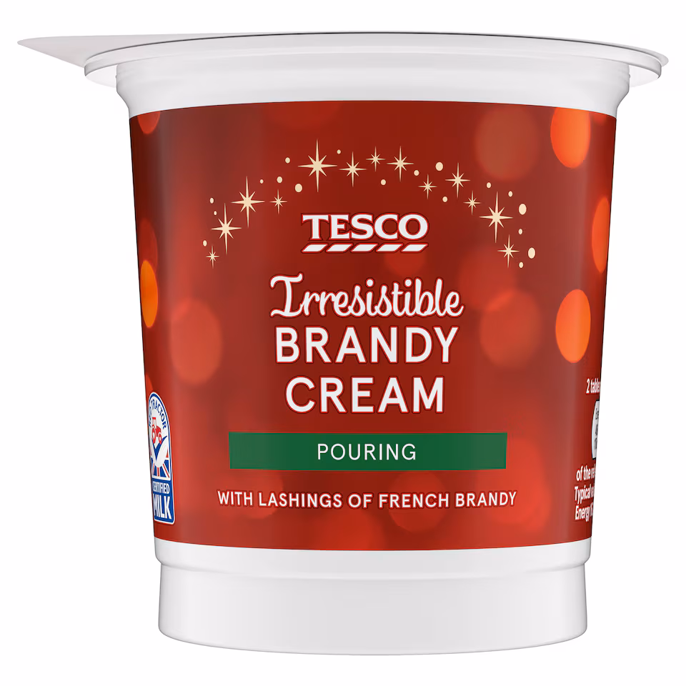 Tesco Pouring Brandy Cream 250ml