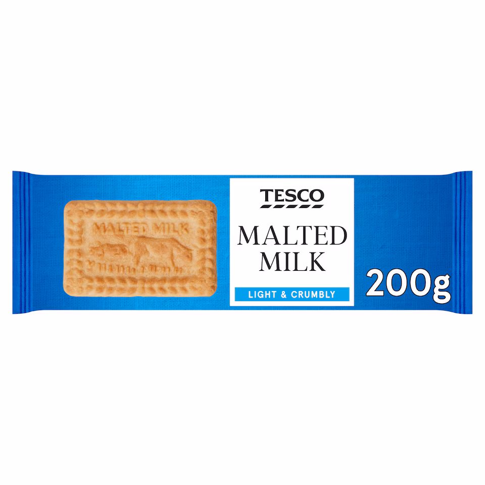 Tesco Malted Milk Biscuits 200G