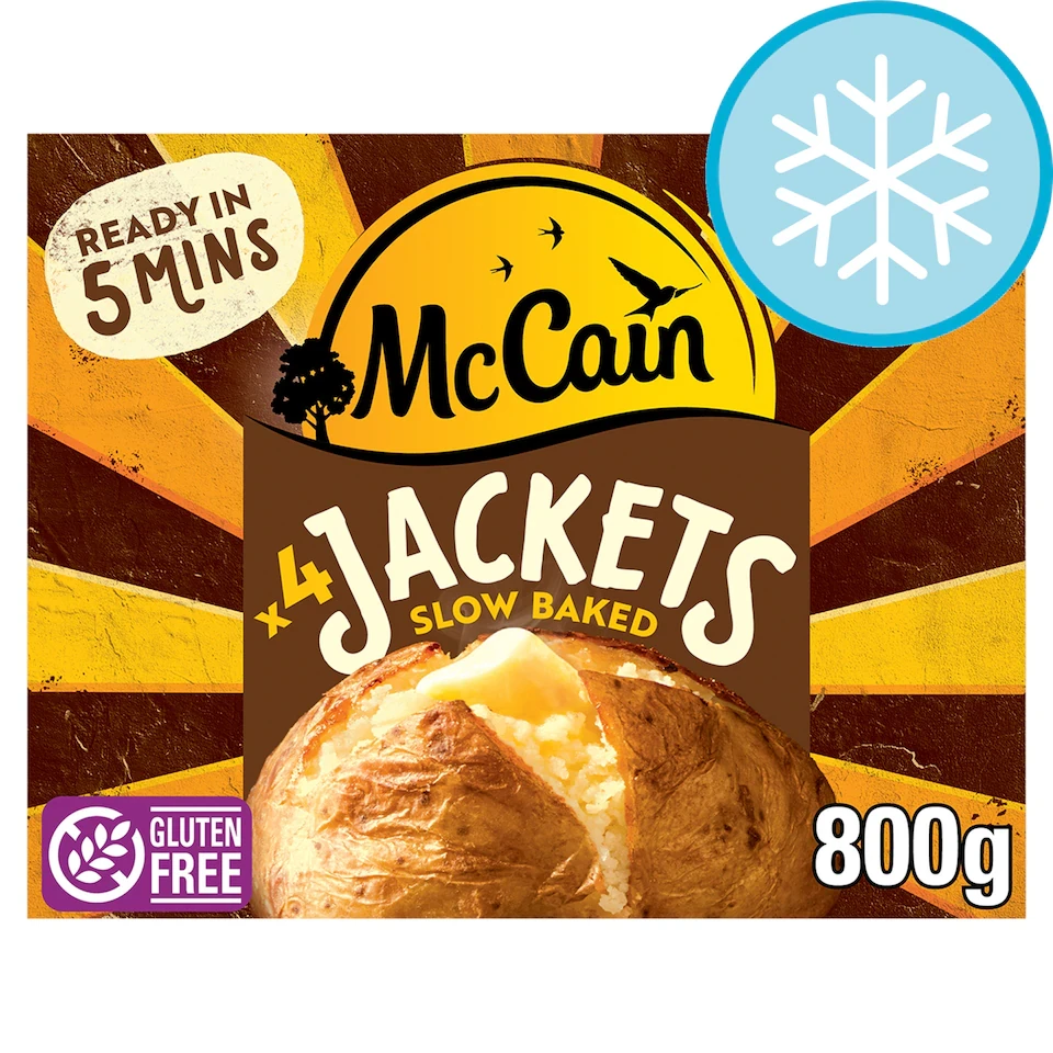 McCain 4 Baked Jacket Potatoes 800G