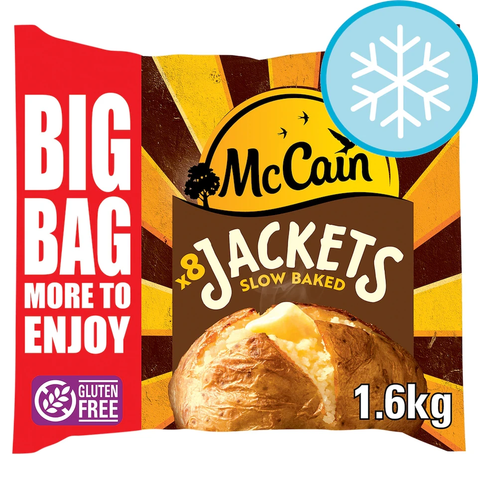McCain 8 Baked Jacket Potatoes 1.6kg
