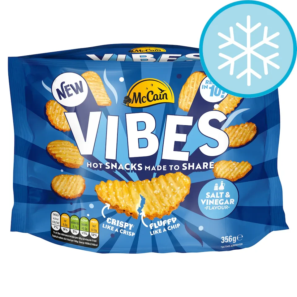 McCain Vibes Salt & Vinegar Hot Potato Snack 356g