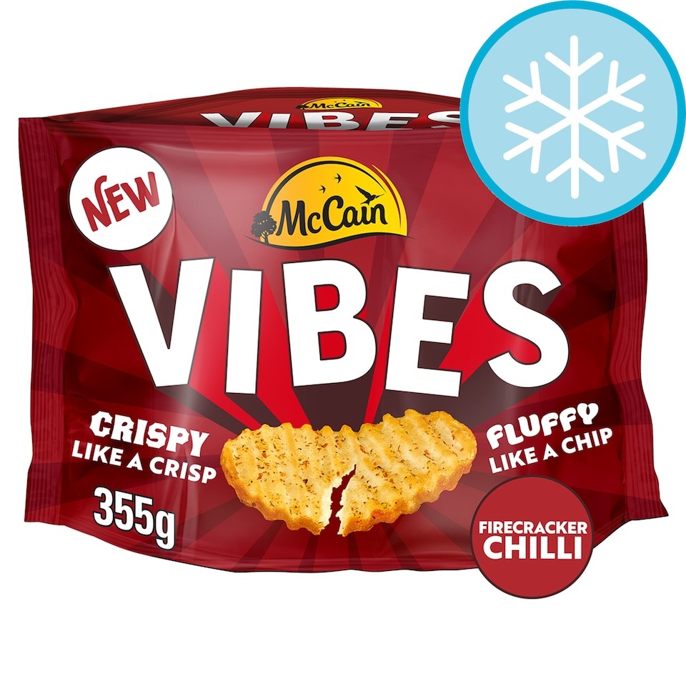 McCain Vibes Firecracker Chilli Hot Potato Snack 355g