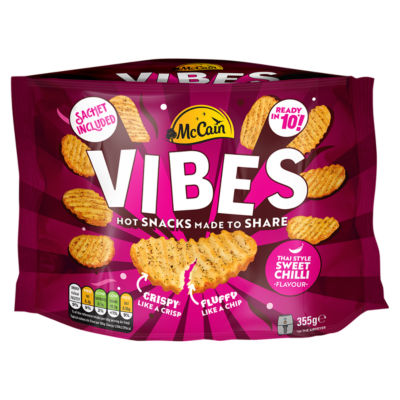 McCain Vibes Thai Sweet Chilli Hot Potato Snack 355g