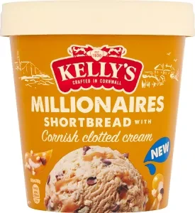 Kelly's Millionaires Shortbread with Cornish Clotted Cream 425ml