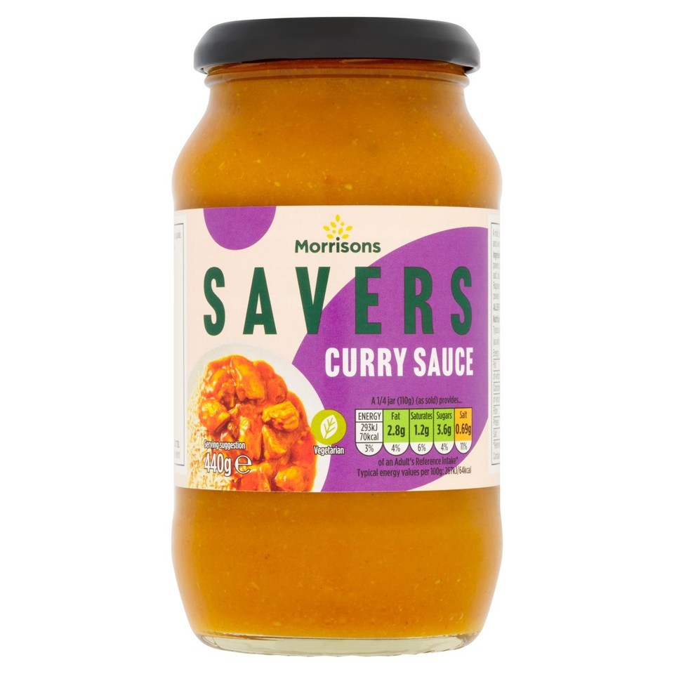 Morrisons Savers Curry Sauce   440g