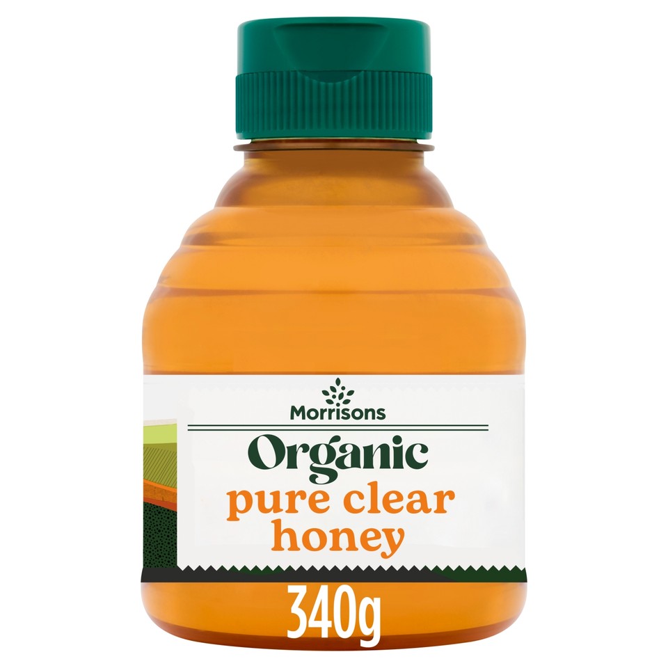 M Organic Squeezy Pure Clear Honey 340g