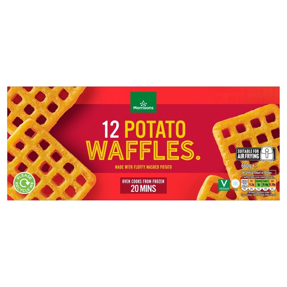 Morrisons Potato Waffles 680g