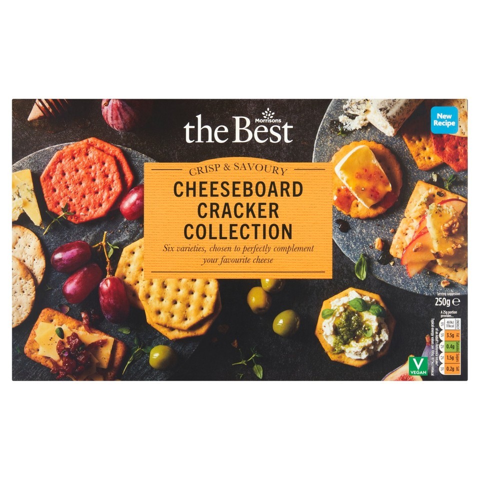 Morrisons The Best Cheeseboard Cracker Selection 250g