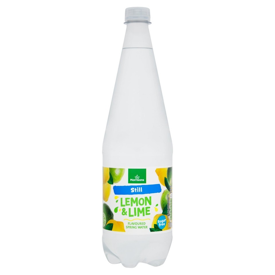 Morrisons No Added Sugar Still Lemon & Lime Spring Water 1l