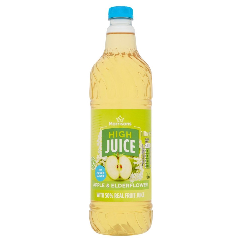 Morrisons Apple & Elderflower High Juice Drink 1l