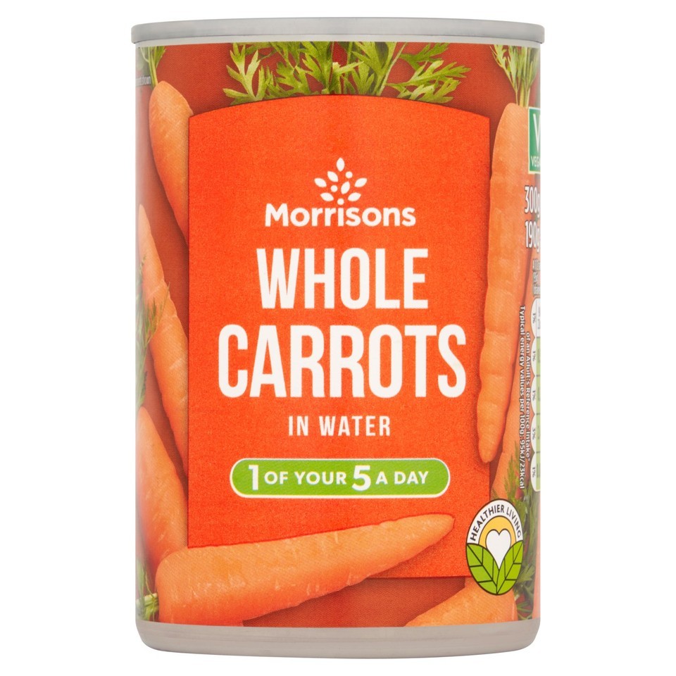 Morrisons Whole Carrots (300g)