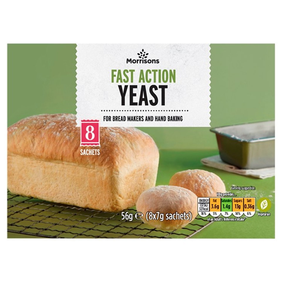 Morrisons Fast Action Yeast  Sachets  8 x 7g 7g