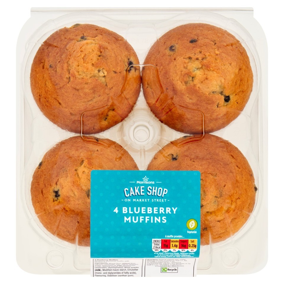 Market Street Blueberry Muffins