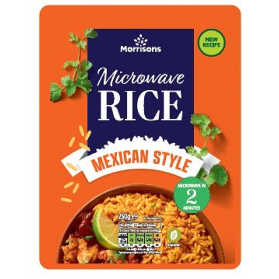 Morrisons Mexican Style Microwave Rice 250g
