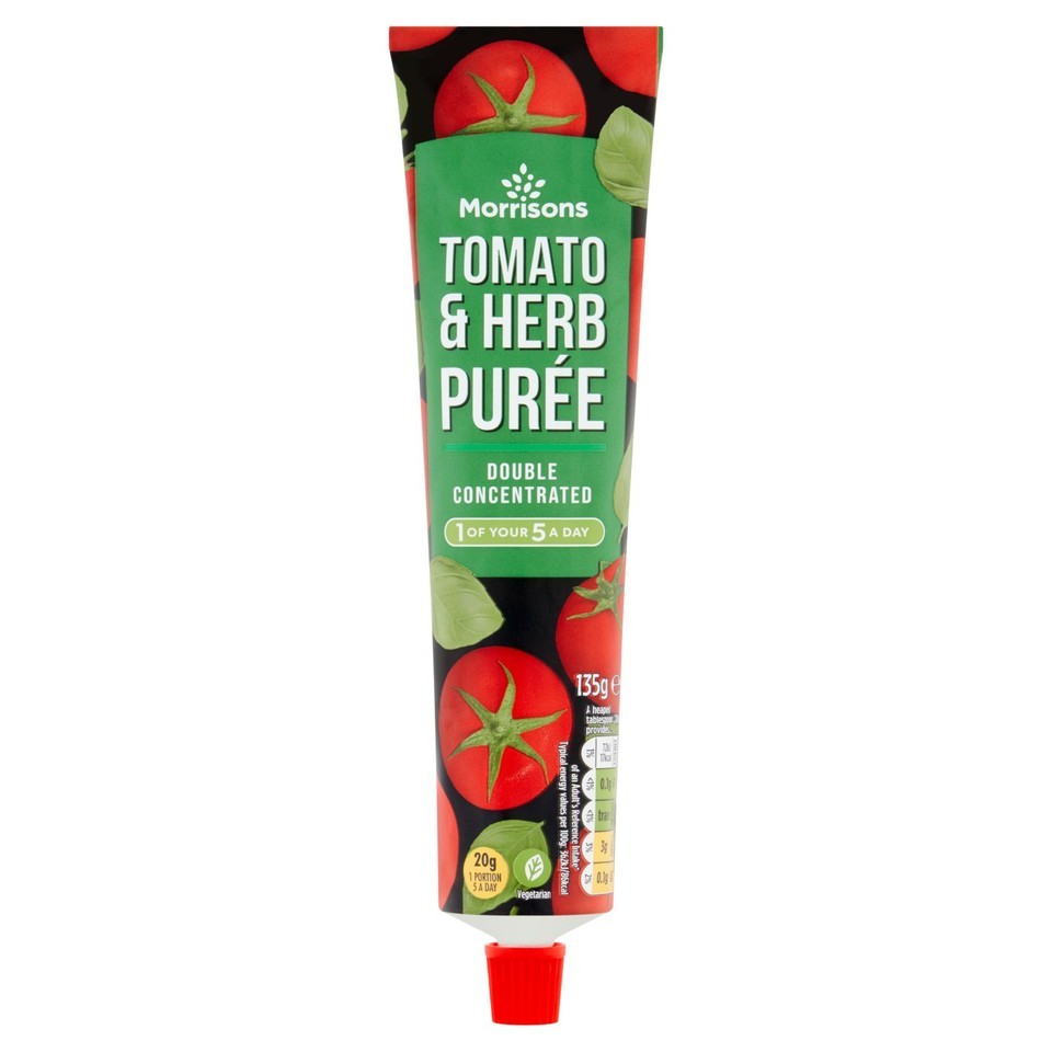 Morrisons Tomato & Herb Puree   135g