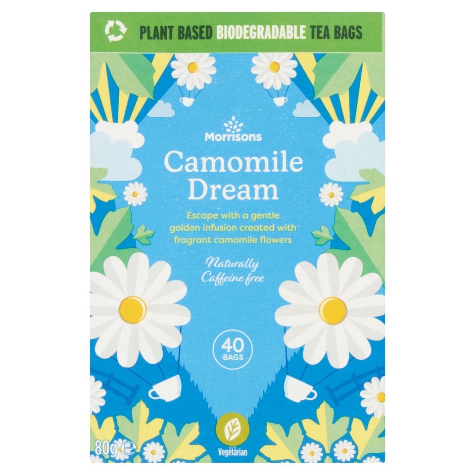 Morrisons Pure Camomile Tea Bags 40's 80g
