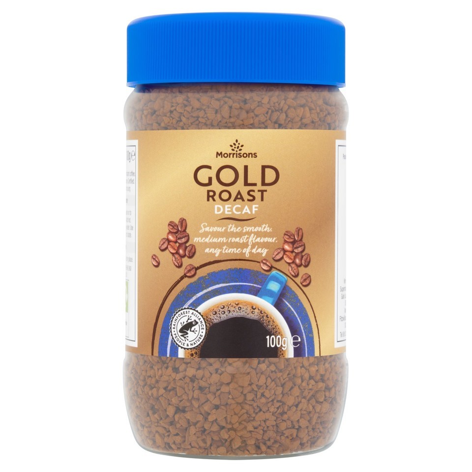 Morrisons Gold Roast Decaf Coffee 100g
