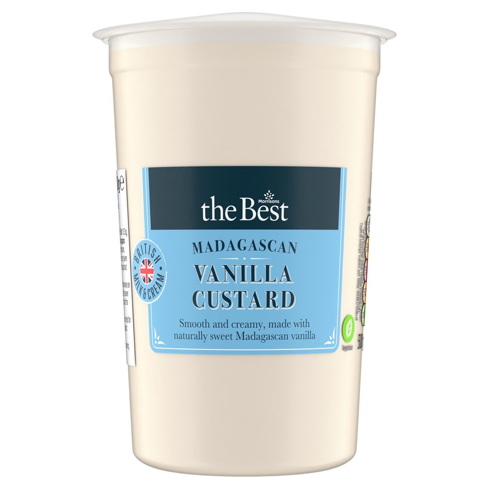 Morrisons The Best Madagascan Vanilla Custard 500g