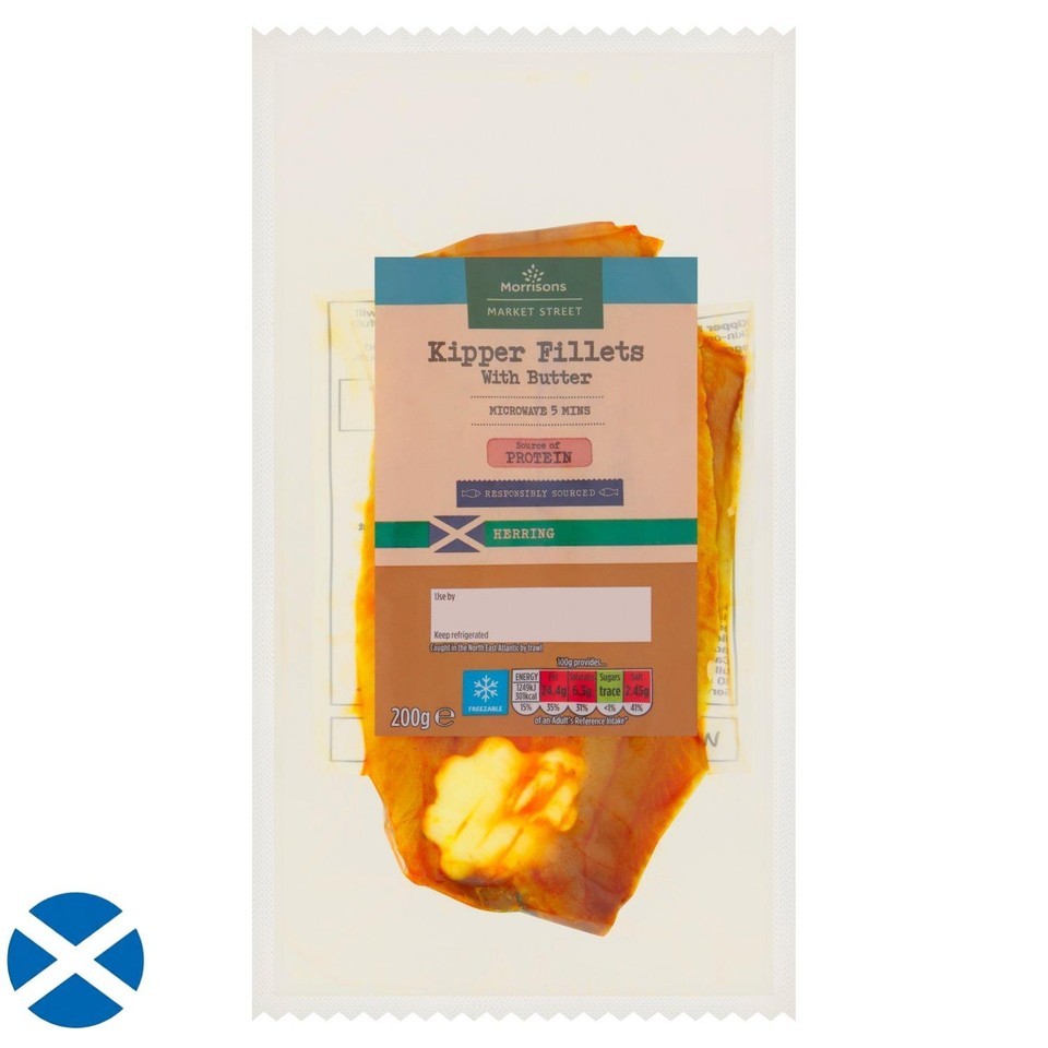 Morrisons Scottish Kipper Fillets With Butter 200g