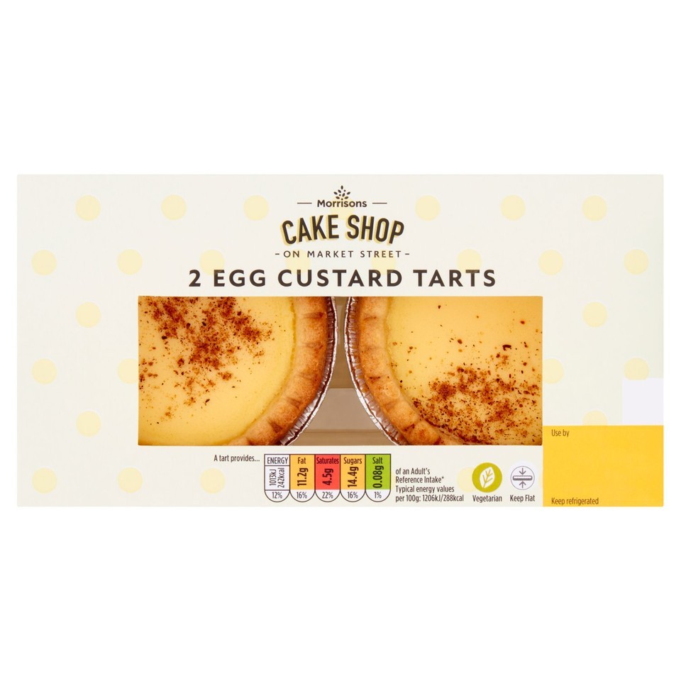 Market Street 2 Egg Custard Tarts