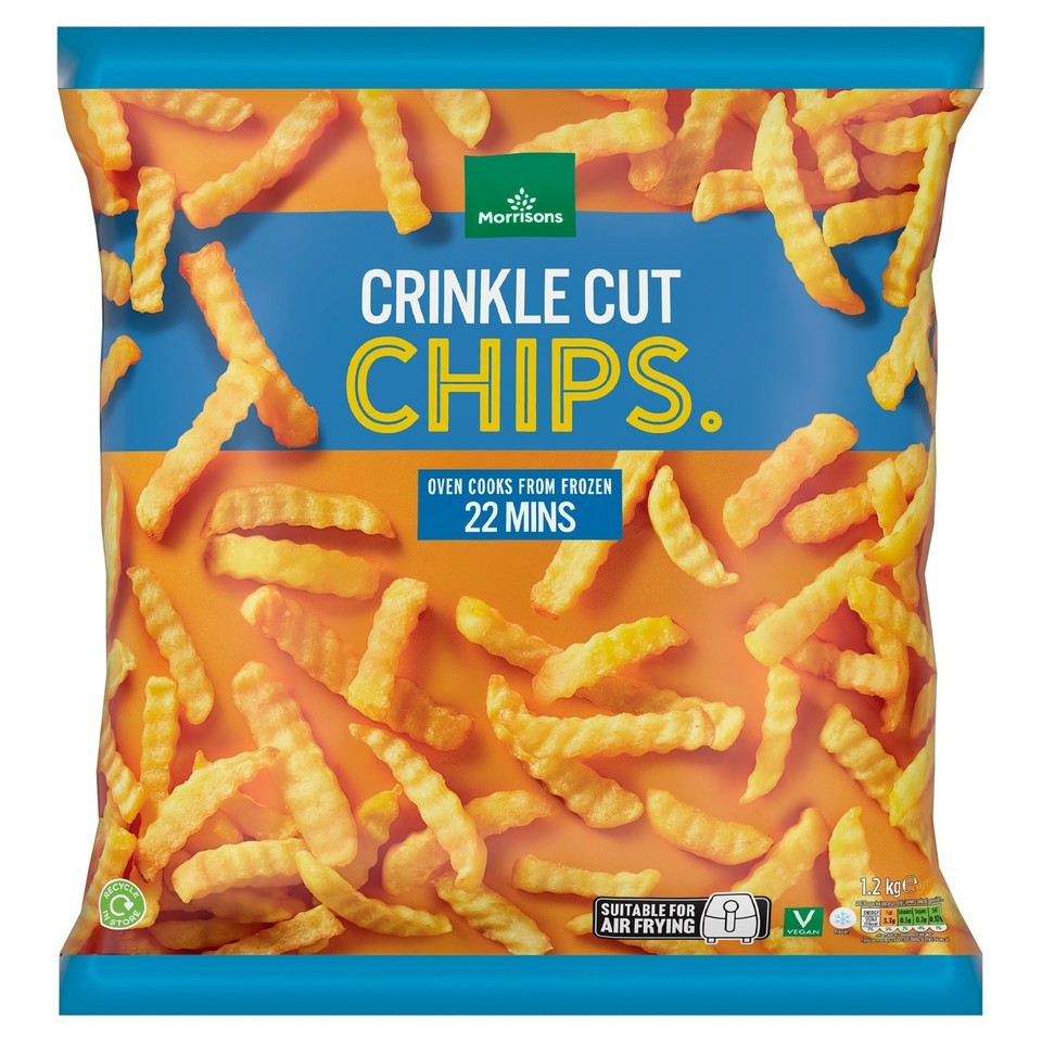 Morrisons Crinkle Cut Chips 1.2kg