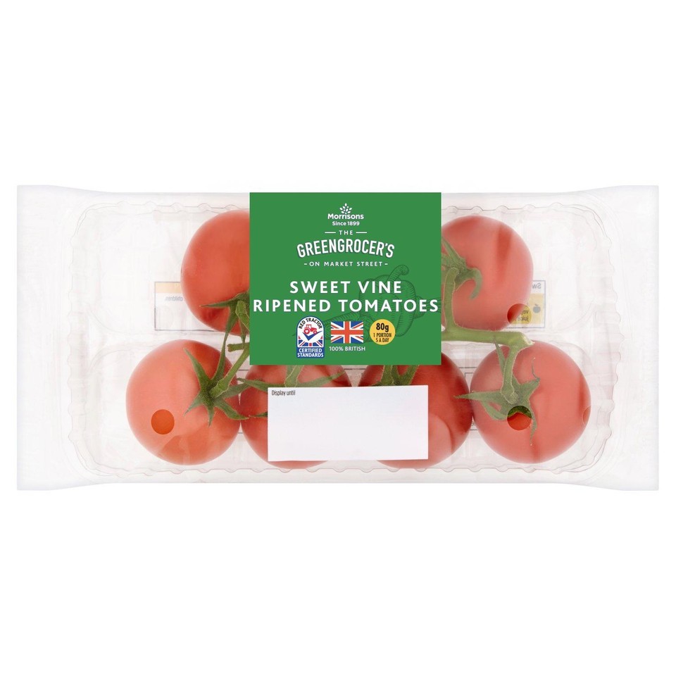 Morrisons Sweet Vine Ripened Tomatoes   250g