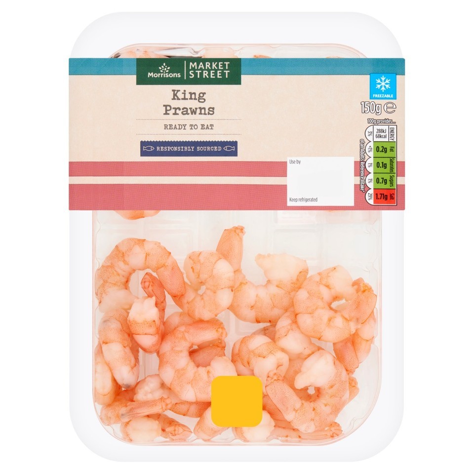 Morrisons Cooked & Peeled King Prawns  150g