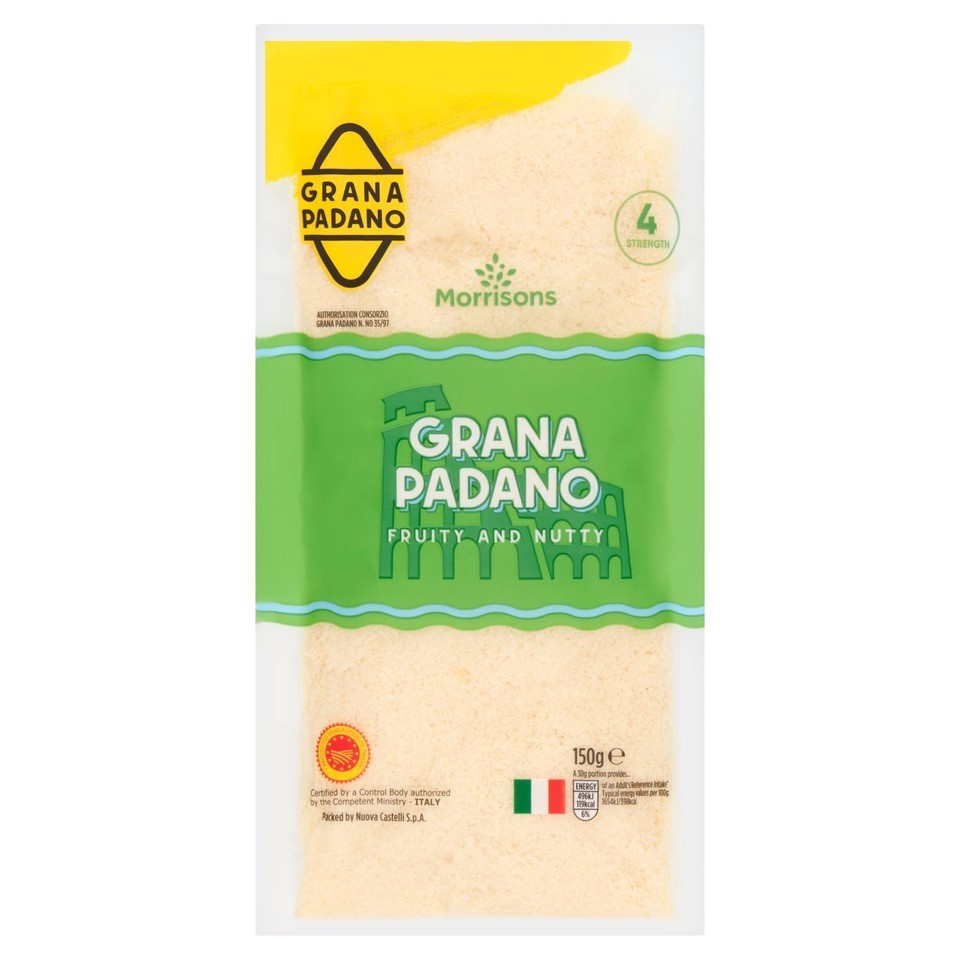 Morrisons Grated Grana Padano 150g