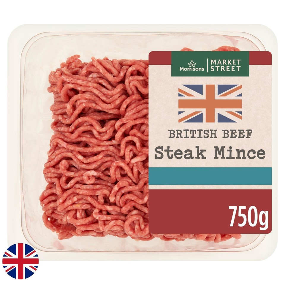 Morrisons British Beef Steak Mince 5% Fat 750g